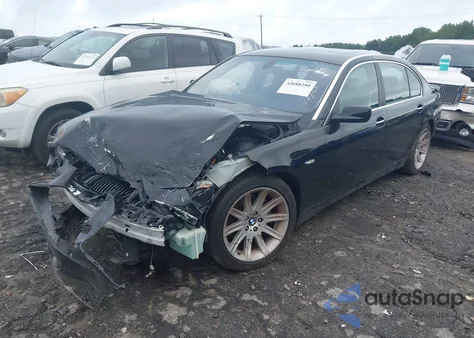 2007 BMW 750Li z USA, uszkodzony, nr VIN WBAHN83517DT71095